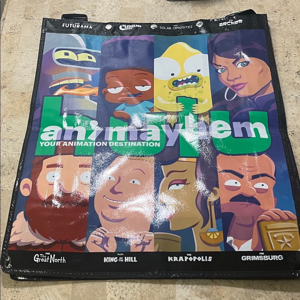 SDCC 2025 Comic con Animayhem bag New